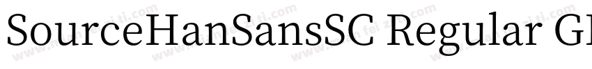 SourceHanSansSC Regular GBpc字体转换